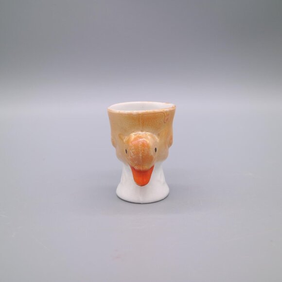 Vintage Kitschy Chicken Egg Cup 2 1/2" Tall | Made in Japan - Picture 2 of 6